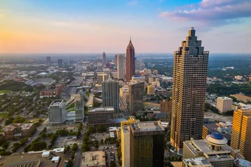 Foto auf Glas Skyline of downtown Atlanta, Georgia © f11photo