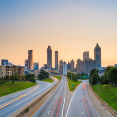 Fototapeta na wymiar Image of the Atlanta skyline