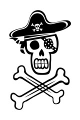 Pirate Skull and Crossbones