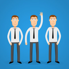 Volunteer business man. Leader. One of the crowd.