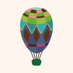 Naklejka premium hot air ballon design elements vector