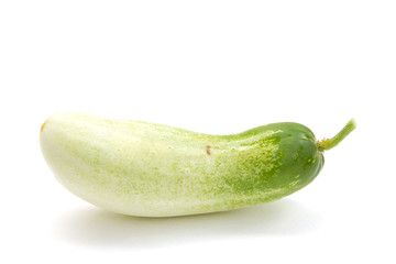 Cucumber isolated on white background