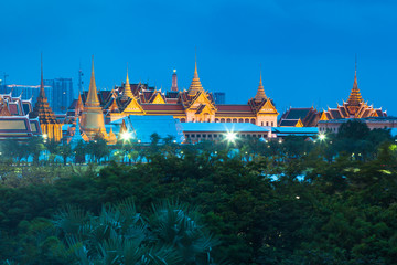 Grand Palace in Bangkok city center, Thailand.