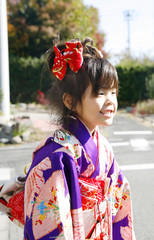 七五三の女の子