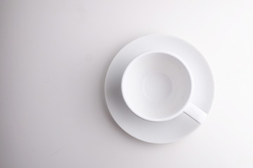 coffee cup on white background
