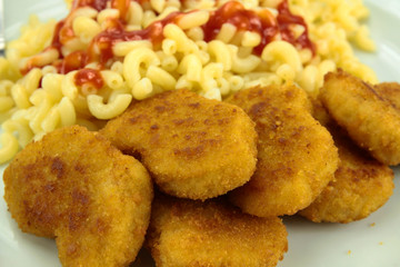nuggets et coquillettes 