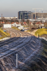 Construction of a new railway line