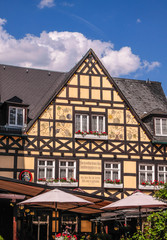 Fototapeta na wymiar Weinlokal in Rüdesheim