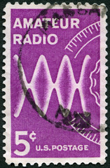 USA - CIRCA 1964: shows Radio Waves and Dial, Amateur Radio