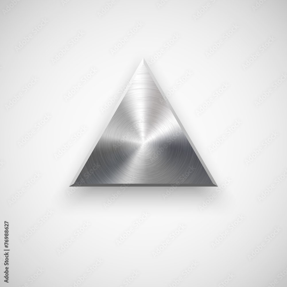 Poster abstract triangle button template