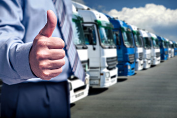 thumb in the air for cargo