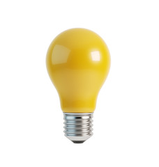 yellow lightbulb