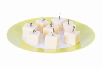 Cheese with rosemary