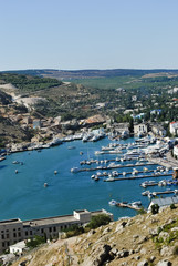     View of the bay of Balaklava in Crimea, Ukraine
