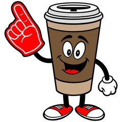 Coffee with Foam Finger