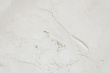 The white plastered wall