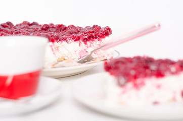 Delicious handmade cheese cake