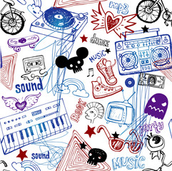 Seamless music background.