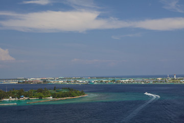 Obraz premium Aeroporto delle Maldive.