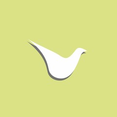 dove icon vector