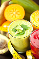 Verschiedene Smoothie 