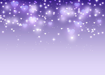 Shiny hearts background