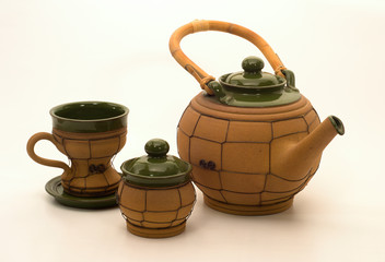 Ceramic set background