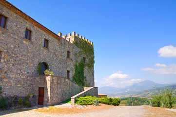 Fototapeta na wymiar Castle of Viggianello. Basilicata. Italy.