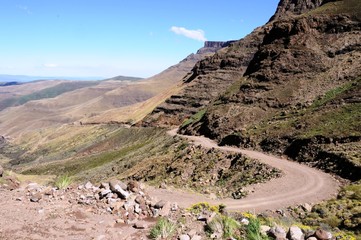 Drakenberge - Sani Pass - Südafrika
