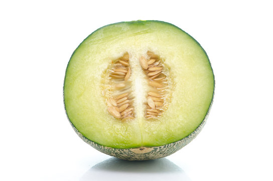 Close up of half melon