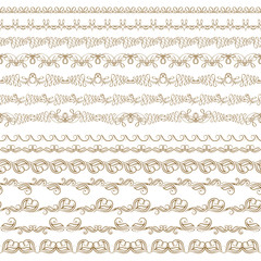 Horizontal elements decoration vector