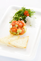 salmon tartar