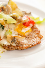 meat with vegetables