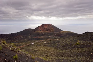Poster Volcano Teneguia in Fuencaliente - Los Canarios Volcanic Landsca © Andrius Gruzdaitis