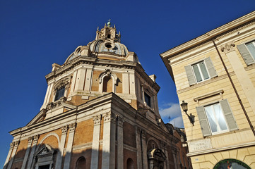 Fototapeta na wymiar Roma Santa Maria di Loreto