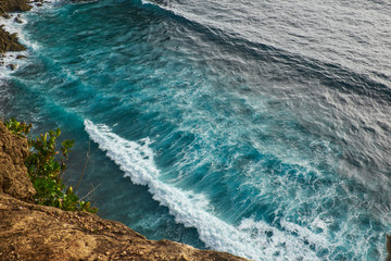 Fototapeta na wymiar view of a monkey cliff in Bali Indonesia