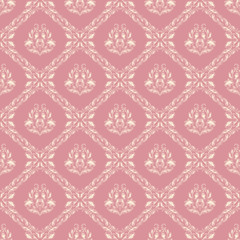 damask seamless floral pattern