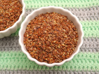 geschrotete Leinensamen