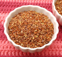 geschrotete Leinensamen