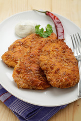 Hähnchenschnitzel in Knusperpanade