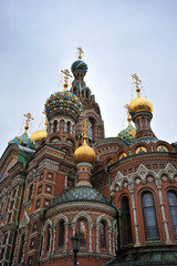 Fototapeta na wymiar Church of the Savior on spilled Blood, St. Petersburg, Russia