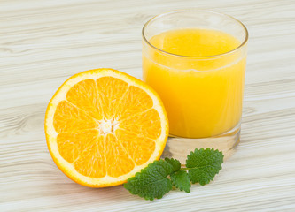 Fresh orange juice