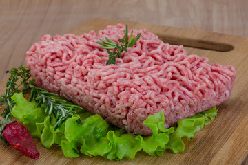 Raw minced meat