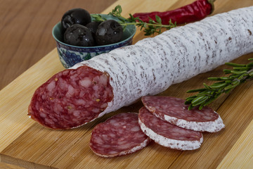 Fuet sausage
