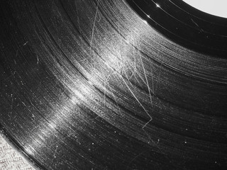Scratched record