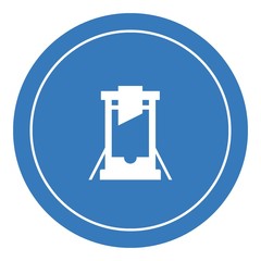 Guillotine dans un panneau