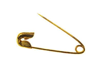 golden safety pin