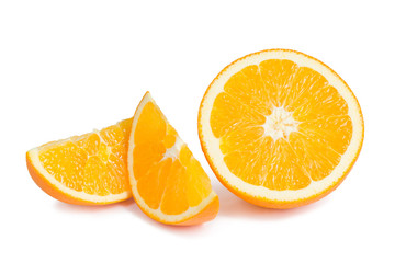 Fototapeta na wymiar Healthy orange fruit and his segments