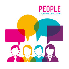 People design, vector illustration.