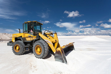 Salinas Grandes. Salt production